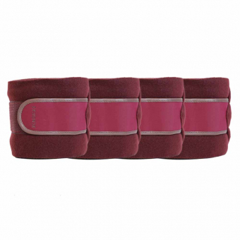 Polar Fleecebandagen 4er-Pack Bordeaux
