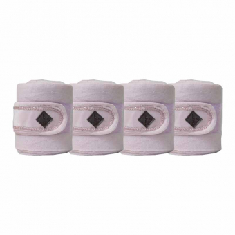 Fleecebandagen Polar Velvet Pearls Rosa