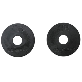 Gebissscheiben Racing Schwarz