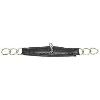 Kinnkette Leather Schwarz