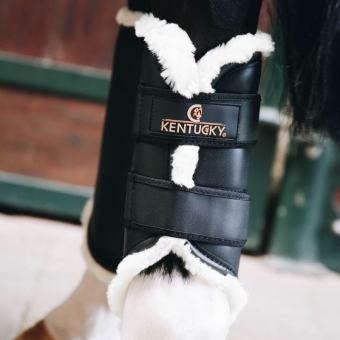 Gamaschen Leather Hind Schwarz