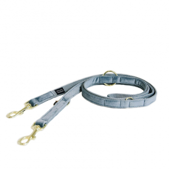 Koppel Samt 2m Hellblau