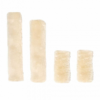 Lammfell-Set für Halfter Natur