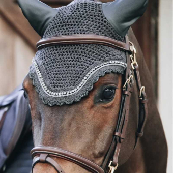 Fliegenhaube Wellington Stein & Perle Dunkelgrau
