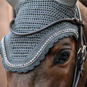 Fliegenhaube Wellington Stein & Perle Soundless Dunkelgrau