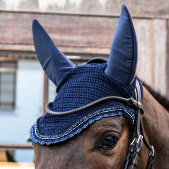 Fliegenhaube Wellington Stein & Perle Soundless Marineblau