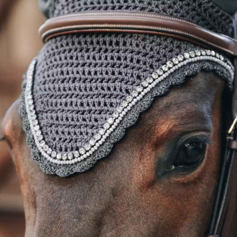 Haube Long Stone & Pearl Grau
