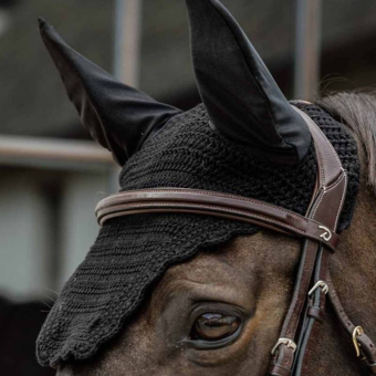Fliegenhaube Wellington Welle Schwarz