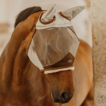 Fliegenhaube mit Ohren Skin Friendly Silber