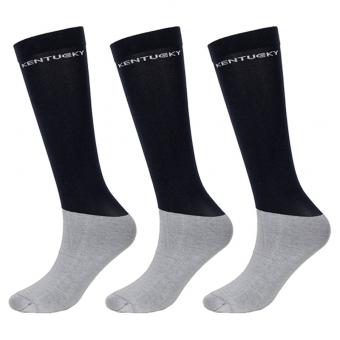 Reitsocken Basic 3er-Pack Schwarz