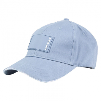 Cap mit Gummilogo Hellblau