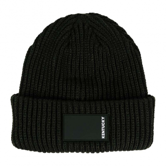 Mütze Beanie Rubber Logo Dunkelgrün