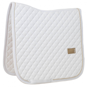 Dressurschabracke Diamond Rope Weiß