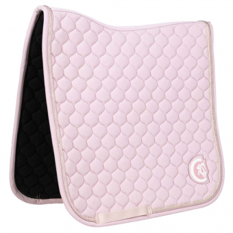 Dressurschabracke Onion Quilt 3D Logo Light Blassrosa