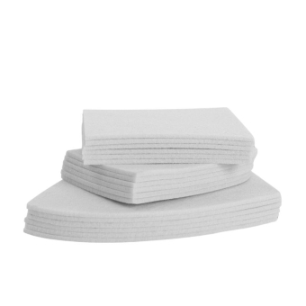 Filzeinlage Korrekturpad mit Kante Sheepskin Dressage Weiß