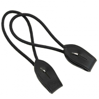 Pelhamriemen Seil Schwarz