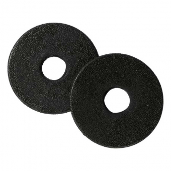 Gebissscheiben Silikon Schwarz