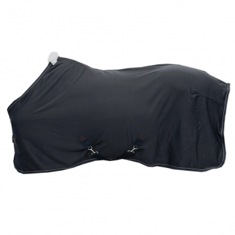 Abschwitzdecke Fleece Schwarz
