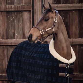 Showdecke Heavy Fleece Check Printing