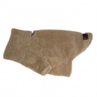 Hundepullover Teddy Fleece Beige