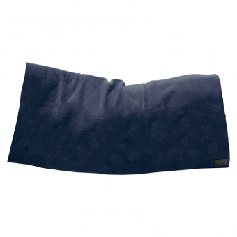 Fleece-Decke Heavy Square Marineblau