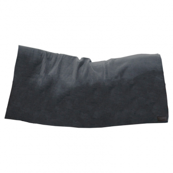 Fleece-Decke Heavy Square Schwarz