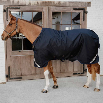 Turnout Rug All Weather Waterproof Comfort 200g Marineblau