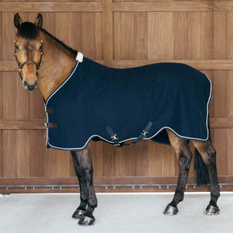 Fleecedecke Vegan Wool Marineblau