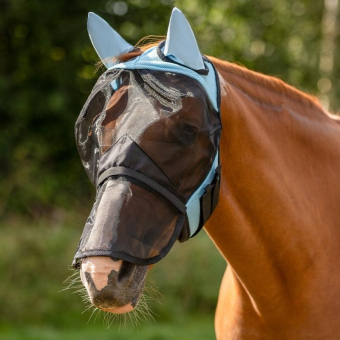 Fliegenhaube Detachable Nose Hellblau
