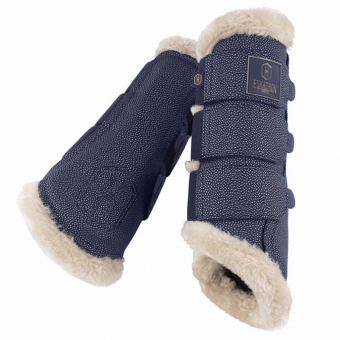 Brushing Boots Stingray Fauxfur Heritage Blau