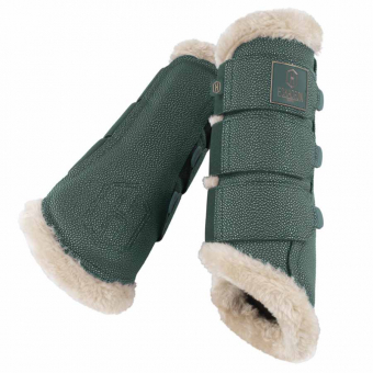 Brushing Boots Stingray Fauxfur Heritage Olivgrün