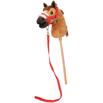 Halfter und Führstrick für Steckenpferd Christmas Rot/Weiß