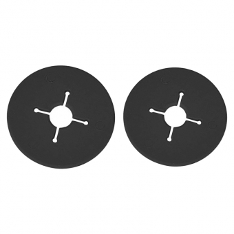 Gebissscheiben Gummi HG Schwarz