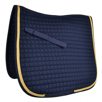 Dressurschabracke Club Marineblau/Gold