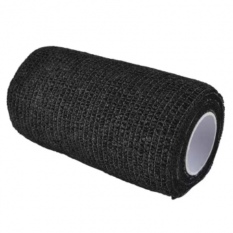 Selbstklebende Bandage Flex HS Elastisch Schwarz