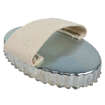 Schaber Metall Oval Braun