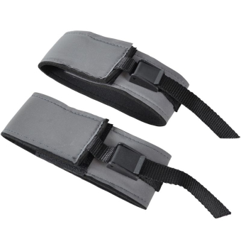 Beinreflektor HS Fixlock 2-pack Schwarz/Silber