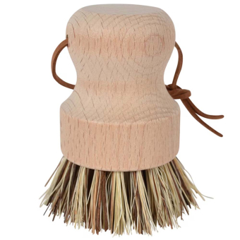 Runde Hufbürste Braun