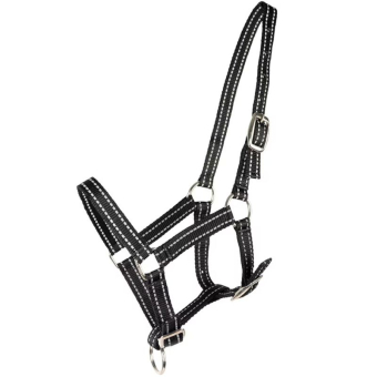 Fohlenhalfter HS Reflective Schwarz
