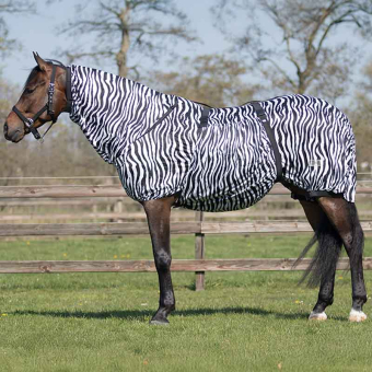Ekzemdecke UV-Resistant Zebra Schwarz/Weiß