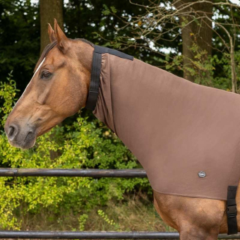 Ekzemhalsteil Elastic Braun