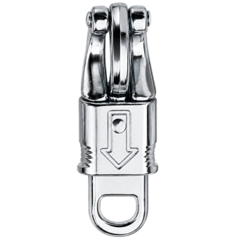 Karabiner für Führstrick Panic Hook Silber
