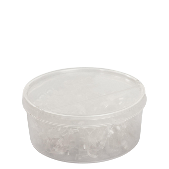 Gummiband Silicone 250st Transparent