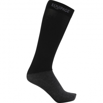 Reitsocken Comfy 2er-Pack Schwarz
