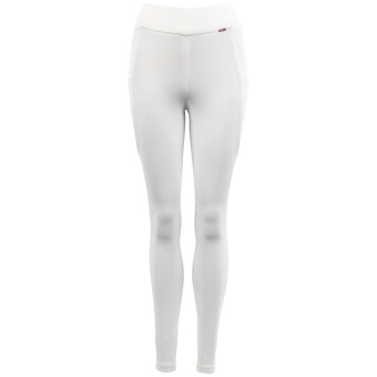 Reitleggings Bouvardia Silicone Full Seat Weiß