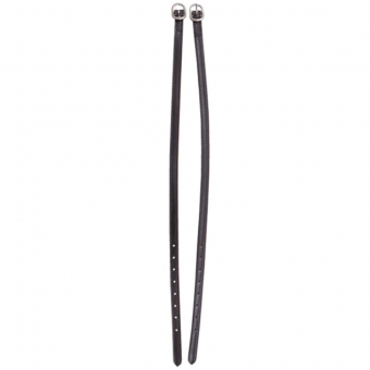 Sporenriemen Schwarz/Silber