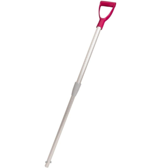 Stiel für Mistgabel Telescopic Aluminium Rosa