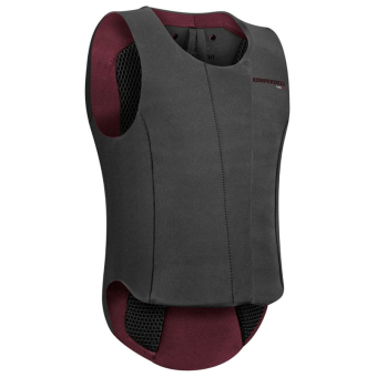 Rückenprotektor Kind/Jugend Ballistic Flex Fit Champion Schwarz/Bordeaux