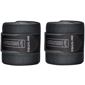 Bandagen Work Bandage Elastisch/Fleece 2er-Pack Schwarz