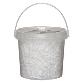 Gummibänder Silikon 1500 Stück HG Weiß